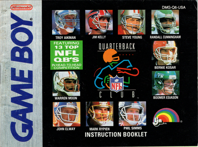Game cover: NFL Quarterback Club