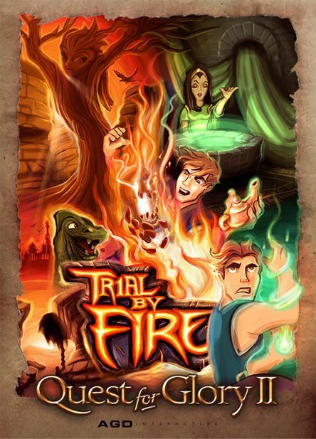 Game cover: Quest for Glory II: Trial by Fire