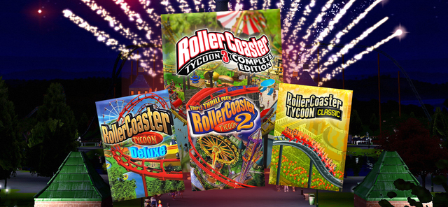 Game cover: RollerCoaster Tycoon Bundle