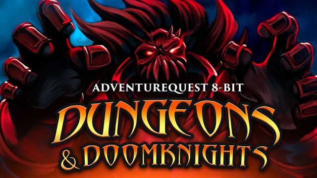 Game cover: AdventureQuest 8-Bit: Dungeons & DoomKnights
