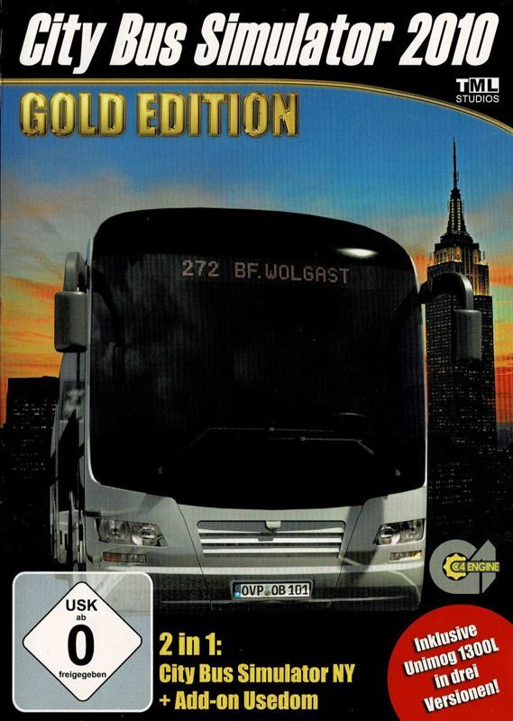 Game cover: City Bus Simulator 2010: Gold Edition