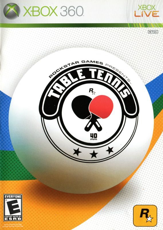 Game cover: Rockstar Games presents Table Tennis