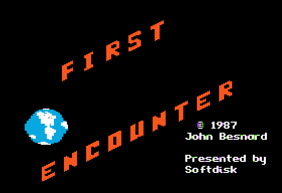 Game cover: First Encounter