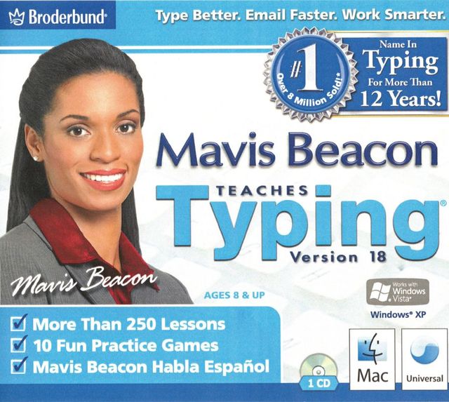 Game cover: Mavis Beacon Teaches Typing 18
