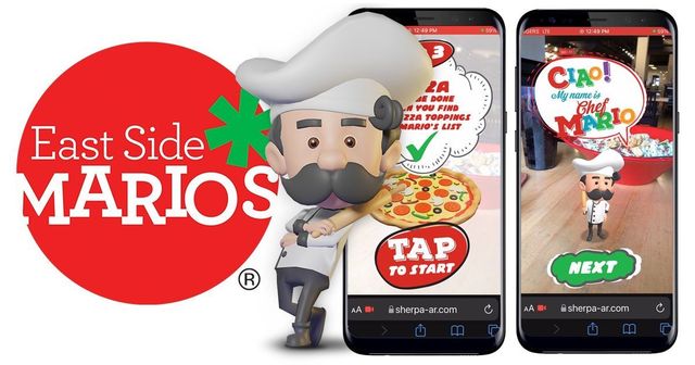 Game cover: East Side Mario's: Build a Pizza