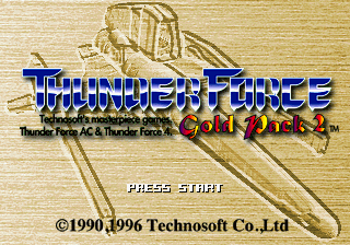 Game cover: Thunder Force: Gold Pack 2