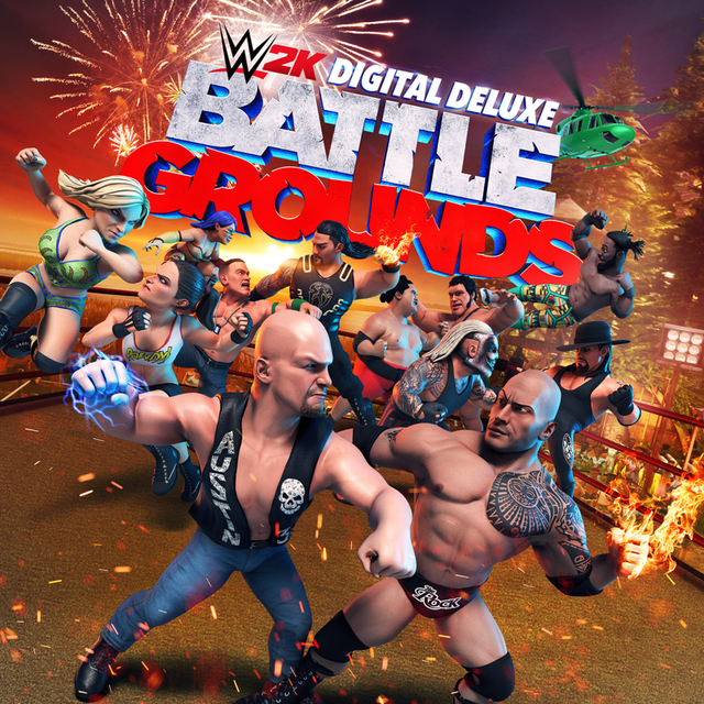 Game cover: WWE 2K Battlegrounds (Digital Deluxe Edition)