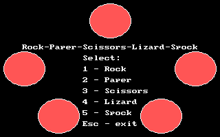 Game cover: Rock, Paper, Scissors, Lizard, Spock