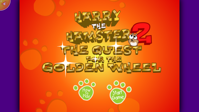 Game cover: Harry the Hamster 2: The Quest for the Golden Wheel