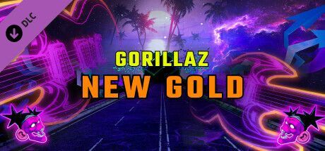 Game cover: Synth Riders: Gorillaz - "New Gold"