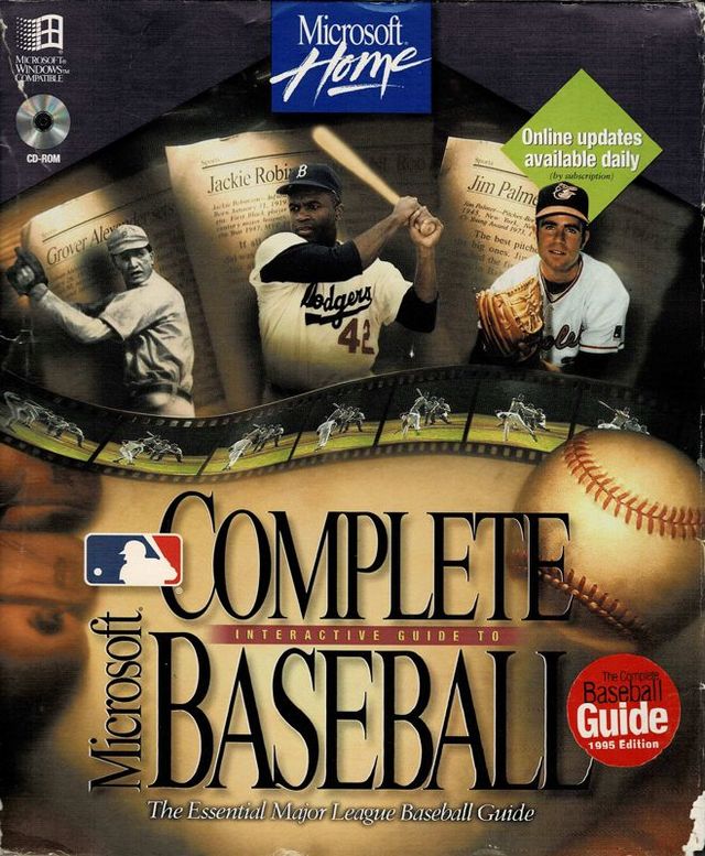 Game cover: Microsoft Complete Interactive Guide to Baseball: 1995 Edition