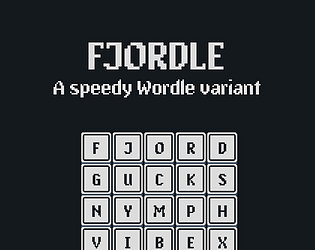 Game cover: Fjordle