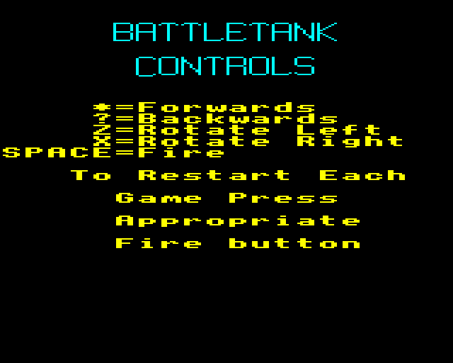 Game cover: Battle Tank