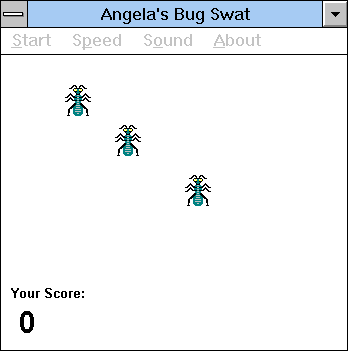Game cover: Angela's Bug Swat