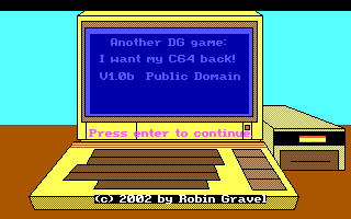 Game cover: Another DG Game: I Want My C64 Back