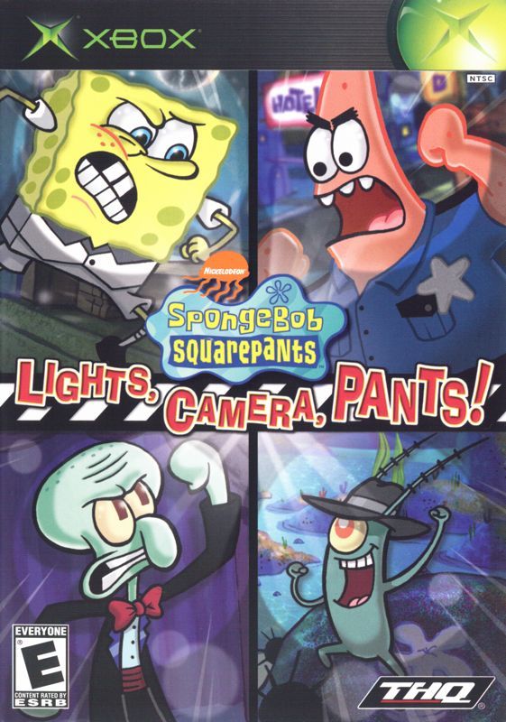 Game cover: SpongeBob SquarePants: Lights, Camera, Pants!