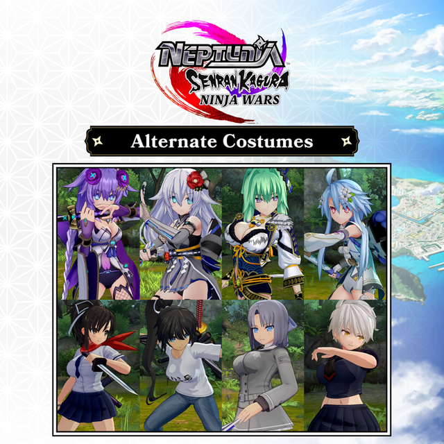 Game cover: Neptunia x Senran Kagura: Ninja Wars - Alternative Costumes