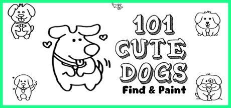 Game cover: 101 Cute Dogs: Find & Paint