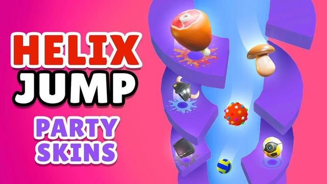 Game cover: Helix Jump: Party Skins