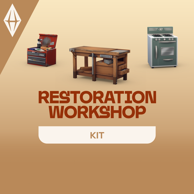 Game cover: The Sims 4: Restoration Workshop Kit