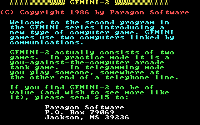 Game cover: Gemini-2