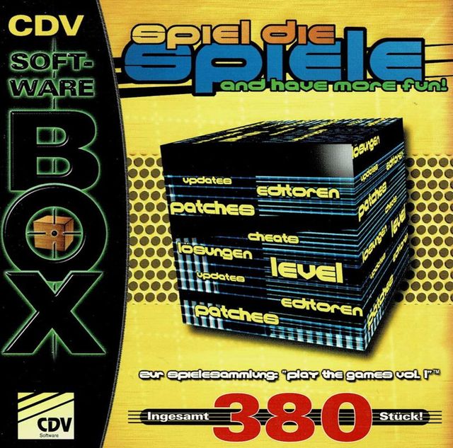 Game cover: CDV Software Box: spiel die spiele and have more fun!