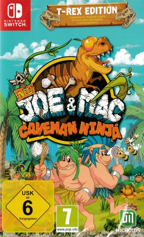 Game cover: New Joe & Mac: Caveman Ninja (T-Rex Edition)