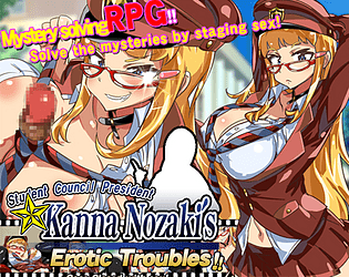 Game cover: Student Council President Kanna Nozaki's Erotic Troubles!!