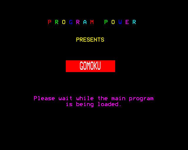 Game cover: Gomoku