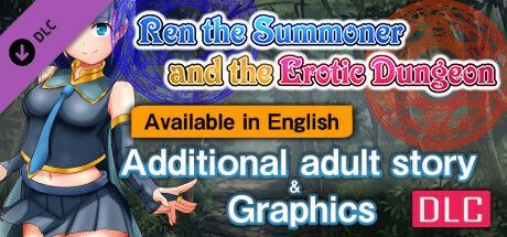 Game cover: Ren the Summoner and the Erotic Dungeon: Additional Adult Story & Graphics DLC