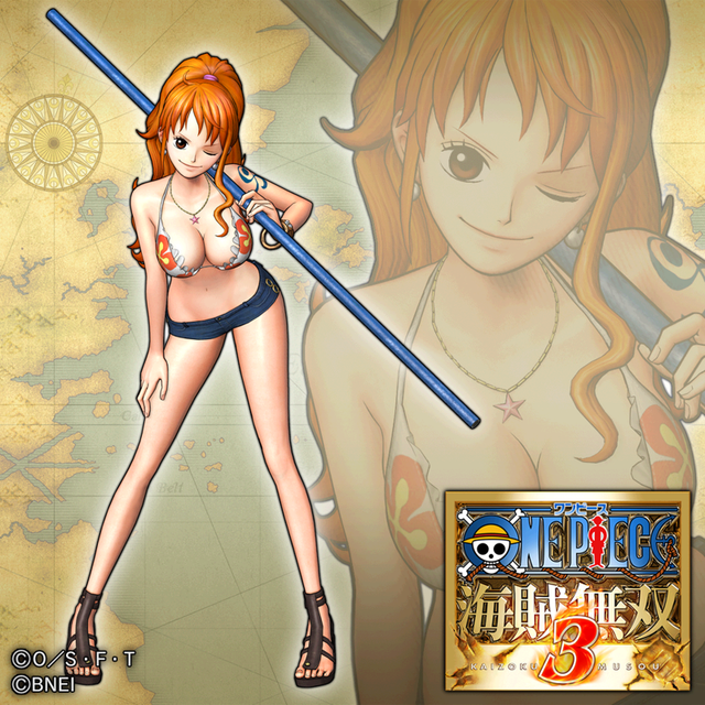 Game cover: One Piece: Pirate Warriors 3 - Additional Costume: Nami (Dressrosa ver.)
