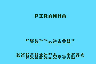 Game cover: Piranha