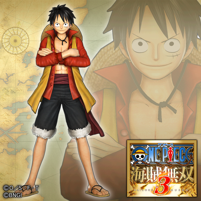 Game cover: One Piece: Pirate Warriors 3 - Additional Costume: Luffy (Film Z Version, without coat)