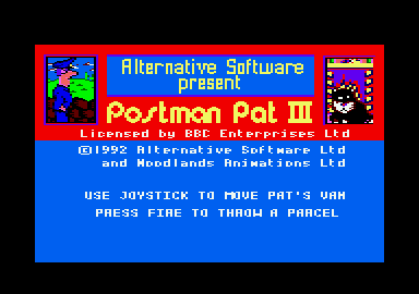 Game cover: Postman Pat 3: To the Rescue