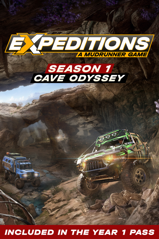 Game cover: Expeditions: A MudRunner Game - Season 1: Cave Odyssey