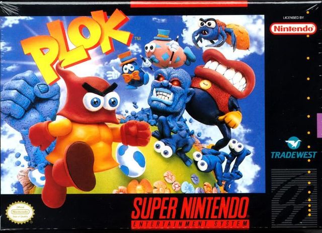 Game cover: Plok