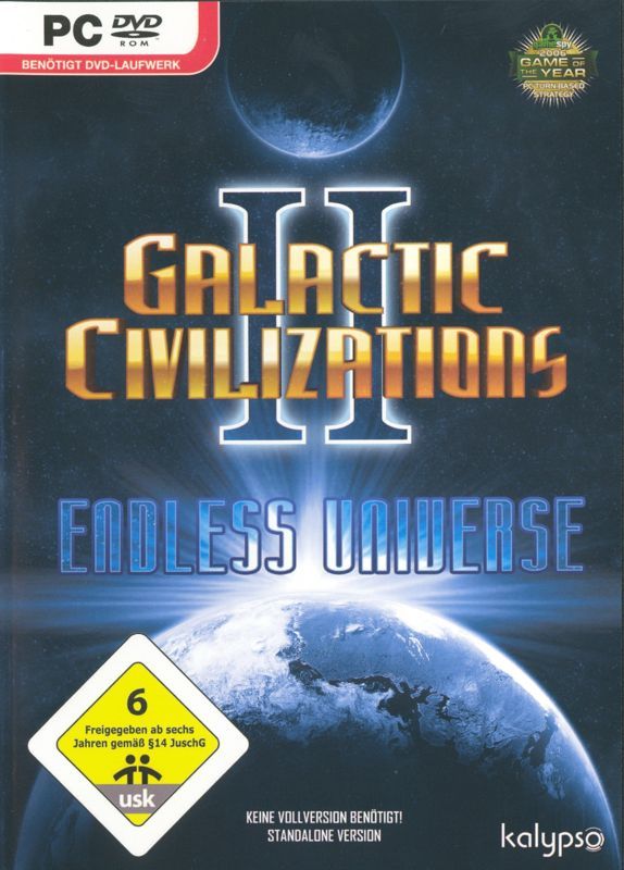 Game cover: Galactic Civilizations II:  Endless Universe