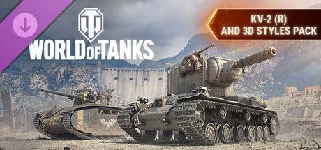 Game cover: World of Tanks: KV-2 (R) and 3D Styles Pack
