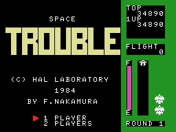 Game cover: Space Trouble