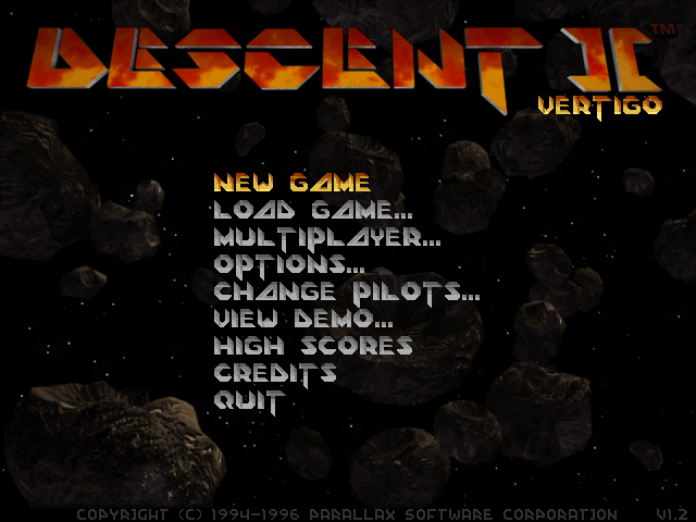 Game cover: Descent II: Vertigo Series