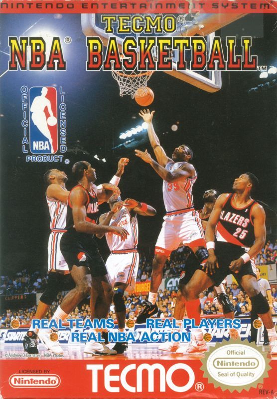 Game cover: Tecmo NBA Basketball