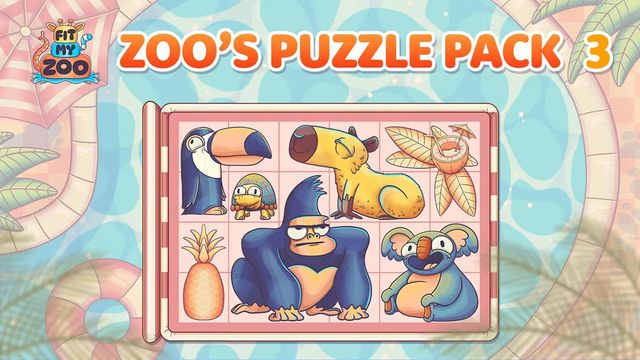 Game cover: Fit My Zoo: Zoo's Puzzle Pack 3
