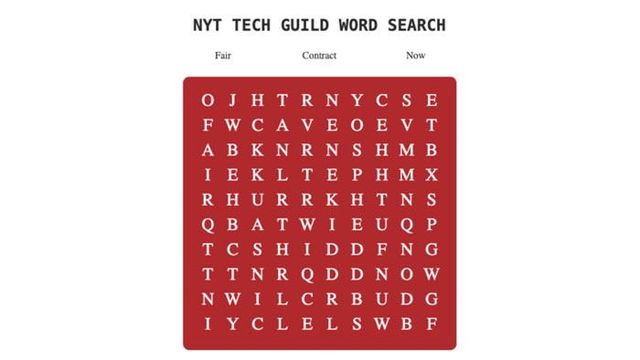 Game cover: NYT Tech Guild Word Search