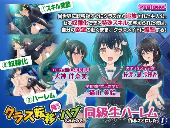 Game cover: Upon being exiled from my class I decided to make my own harem 1