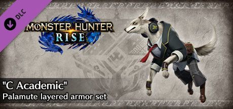 Game cover: Monster Hunter: Rise - "C Academic" Palamute Layered Armor Set