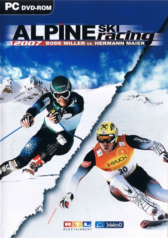 Game cover: Alpine Ski Racing 2007: Bode Miller vs. Hermann Maier