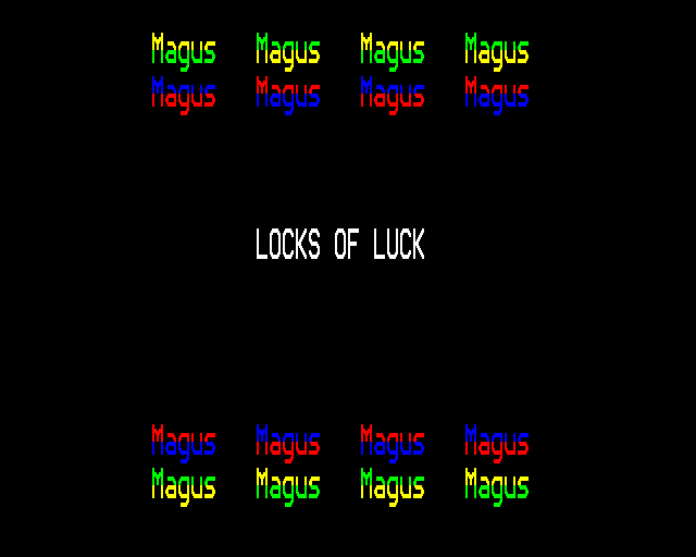 Game cover: Locks of Luck