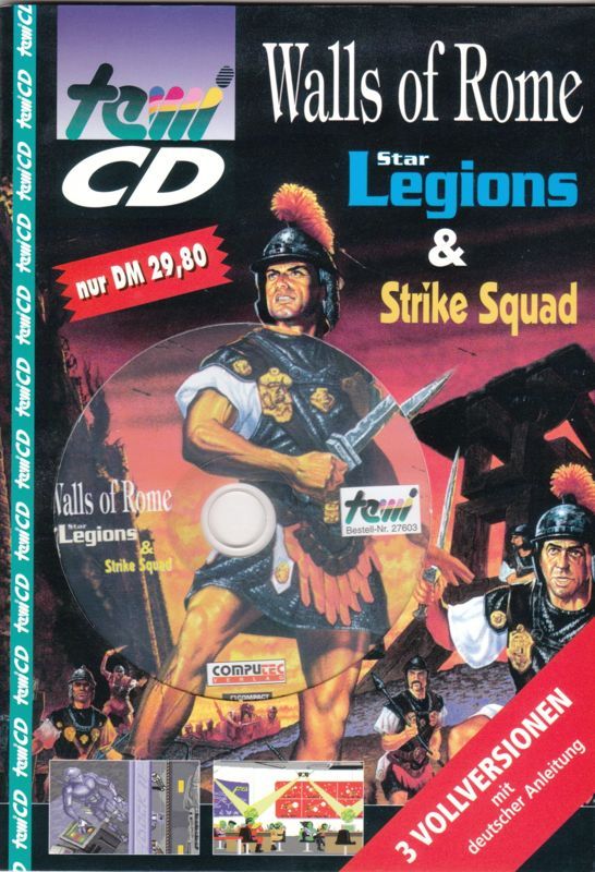 Game cover: Walls of Rome, Star Legions & Strike Squad