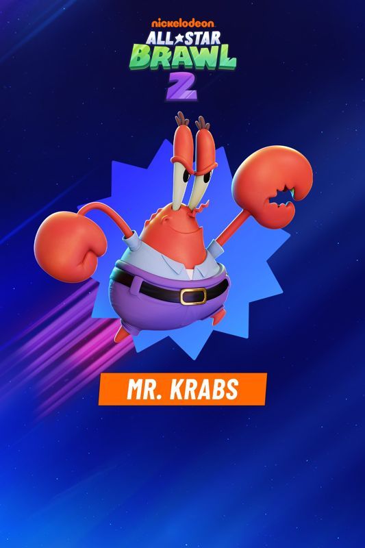 Game cover: Nickelodeon All-Star Brawl 2: Mr. Krabs