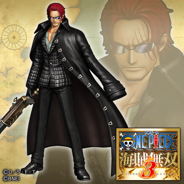 Game cover: One Piece: Pirate Warriors 3 - Additional Costume: Shanks (Strong World ver.)